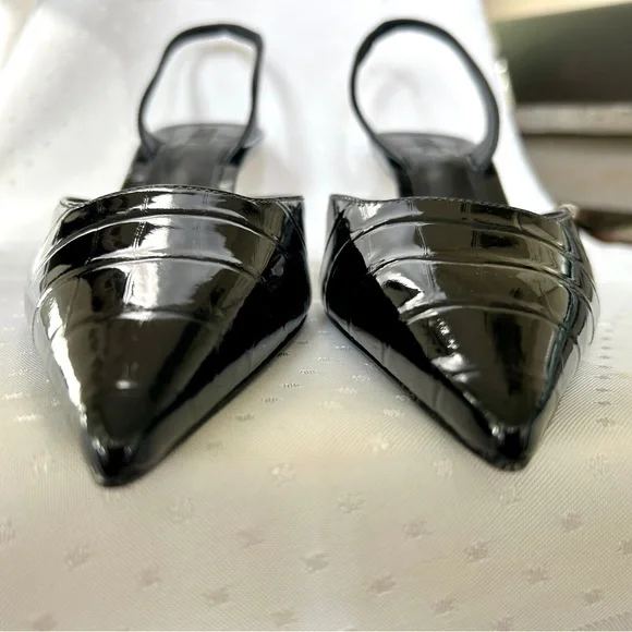 Patent leather Slingback Pumps, black, SCHUTZ - Picture 4 of 11